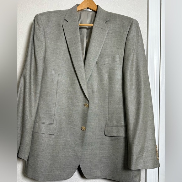 Ralph Lauren Light Tan/Beige Men's Blazer/Sport Coat. Silk/Wool Blend. 46R - Picture 15 of 16